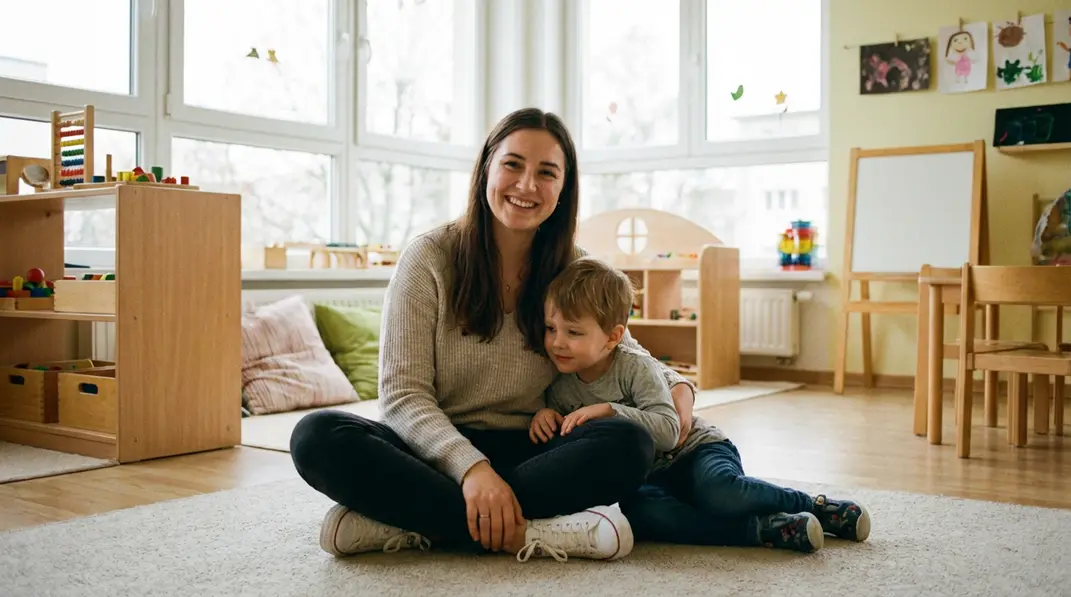 Eine sichere Bindung entsteht durch feinfühlige und verlässliche Beziehungen zwischen Fachkraft und Kind