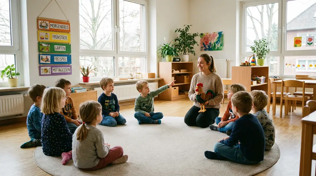 Eine sichere Bindung entsteht durch feinfühlige und verlässliche Beziehungen zwischen Fachkraft und Kind